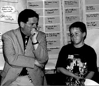 Auch vor dem Bürgermeister seine Interessen vertreten.